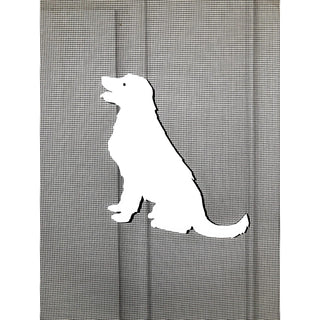 DCentral Decorative Magnet, 6.2" x 5.2", White