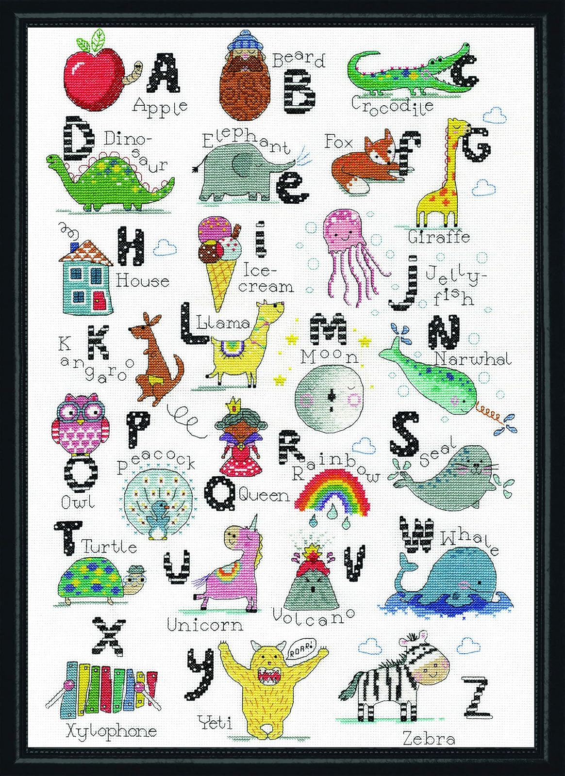 Design Works Crafts, ABC Fun Counted Cross Stitch Kit