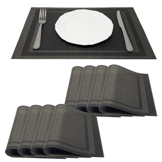 allgala Placemat, Large, Black Gold Frames