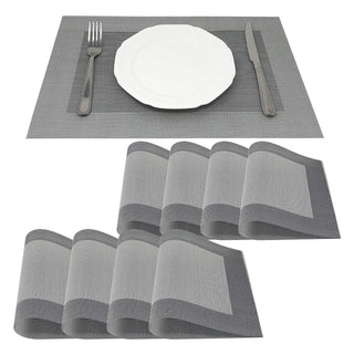 allgala Placemat, Large, Silver Frame