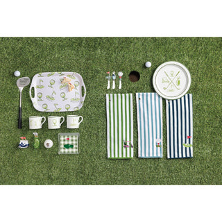 Mud Pie Napkin Holder, 6" x 6", Green