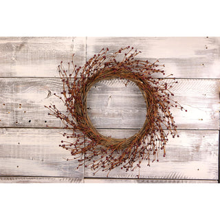 CWI Gifts Wreath, Brown,red
