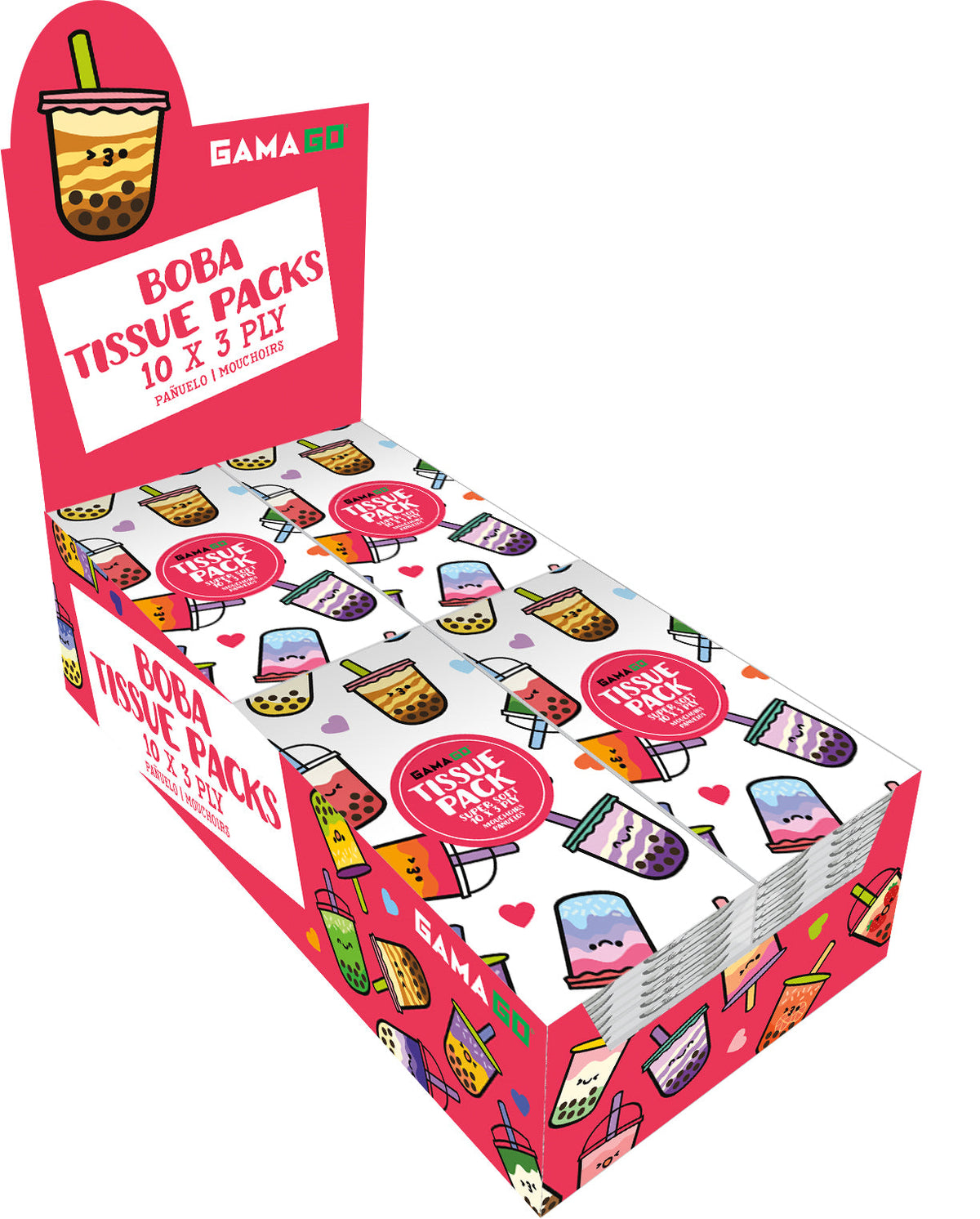 GAMAGO Facial Tissue, 1 Count (Pack of 1), multi-colored