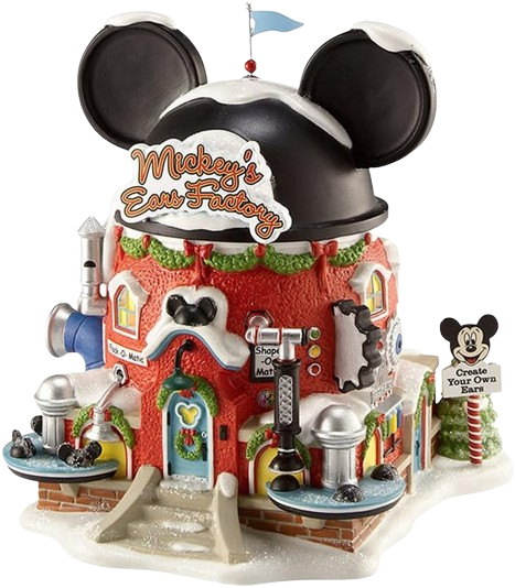 (Re)Department 56 North Pole Village Miniature Lit Building Mickey&