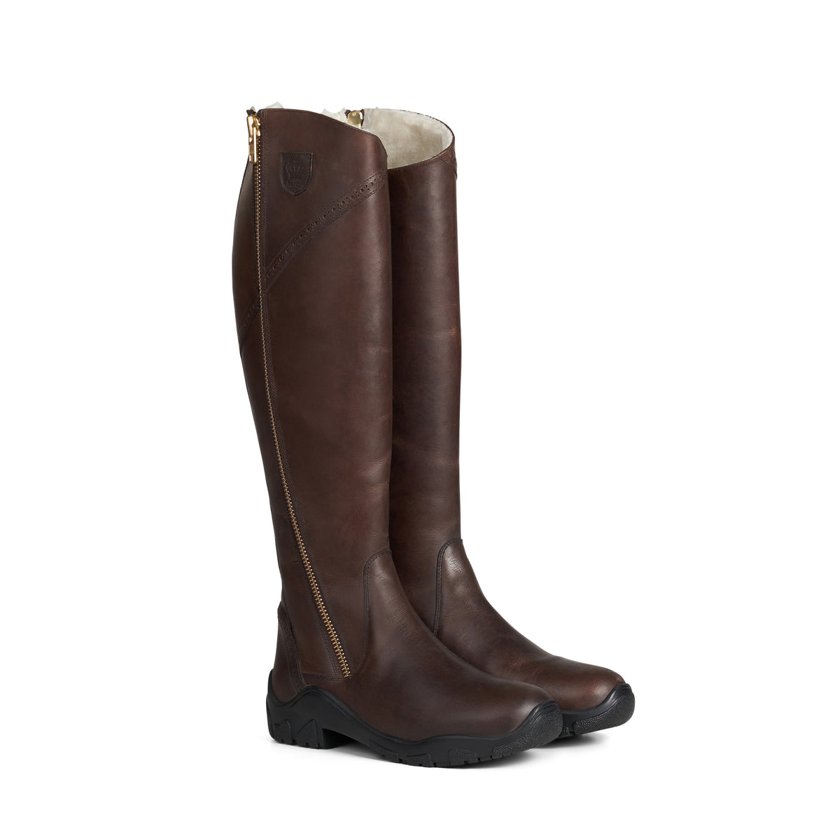HORZE Boot, 6, Dark Brown