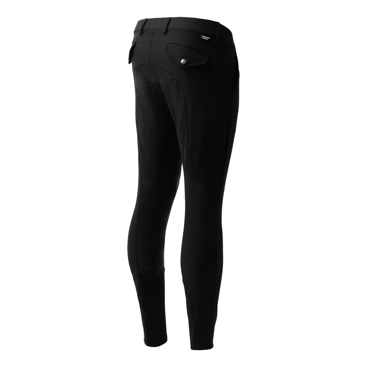 HORZE Mens Grand Prix Silicone Grip Full Seat Breeches - Black - Ms 40