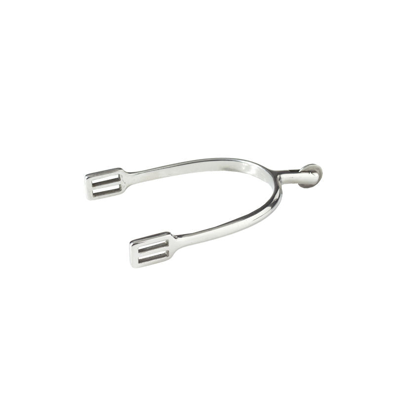HORZE Round Wheel Spurs - Silver - M