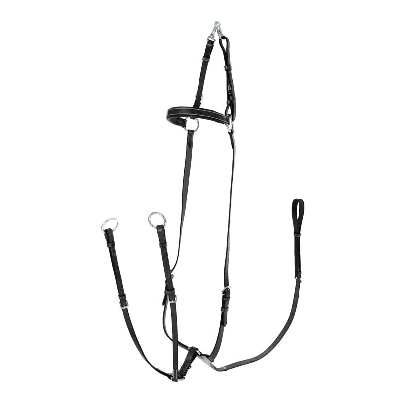 HORZE Adjustable Hunting Breastplate - Black - Cob