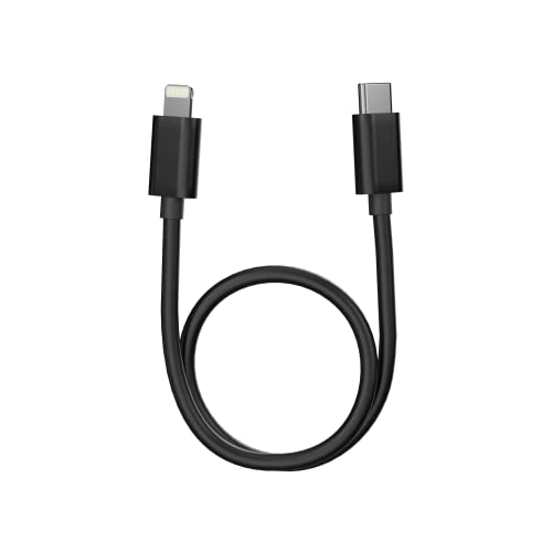 FiiO LT-LT3 USB Type C to Lightning Cable 0.7ft Supports Lossless for iOS/Headphone Amp