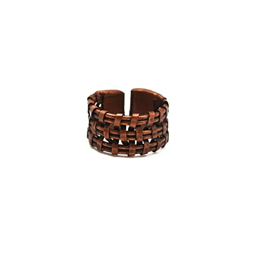 Anju Banjara Canyon Antique Copper Cuff Bracelet