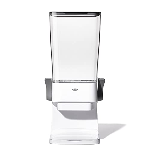 OXO Good Grips Countertop Cereal Dispenser, Clear/White