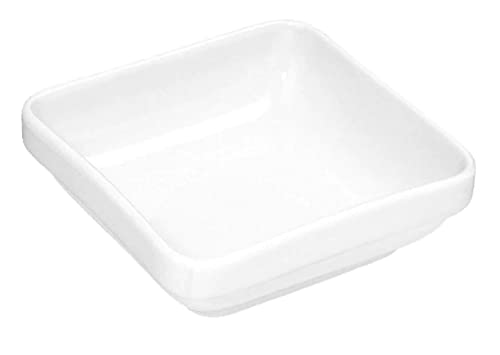 Pillivuyt Atlantic Square Hors d' Oeuvre Dish, 4 1/4-Inch