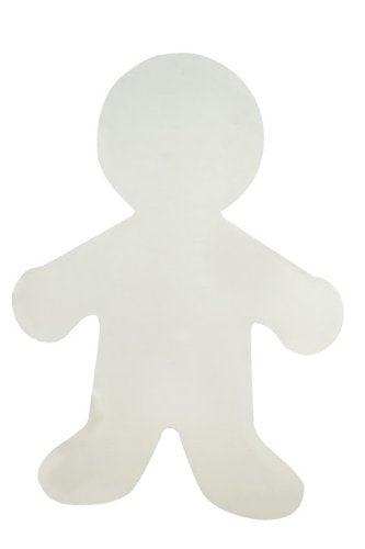 Hygloss Paper Cutout Shapes Blank Corrugated People Cutouts - Classroom Activity & Decorations - Special Education Supplies - Fun Craft for Kids Parties, Events & More - 6 Inches, 12 Pack
