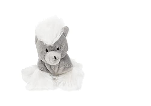 CocoTherapy Oscar Newman Chinese Crested Pipsqueak Toy, 5-inch Length, Grey