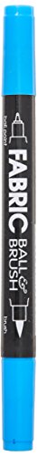 UCHIDA 122-S-F10 Ball and Brush Open Stock Fabric Marker, Fluorescent Blue