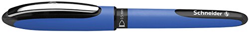 Rediform Schneider Schreibgeräte One Hybrid C 05, Hybrid Cone Point Rollerball Pen, 0.5 mm, Black
