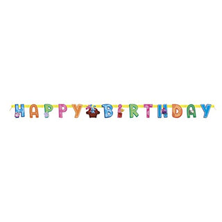 Unique Industries Unique Blue's Clues Jointed Happy Birthday Banner, 6.5ft, Multicolor