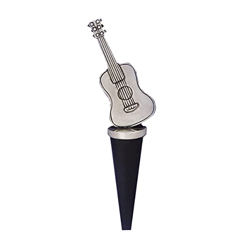 Basic Spirit Dcor Guitar Bottle Stopper - Handmade Home Decoration for Gifts and Souvenirs, Wine and Beverage Kit Music Lover