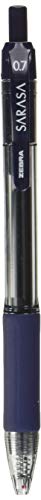 Zebra Pen Sarasa Retractable Navy Blue Gel Ink Pens (Pack of 12)