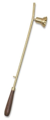 Christian Brands 18 Inch Brass Wood Handle Candle Lighter w/ Bell Snuffer Catholic Christian Church
