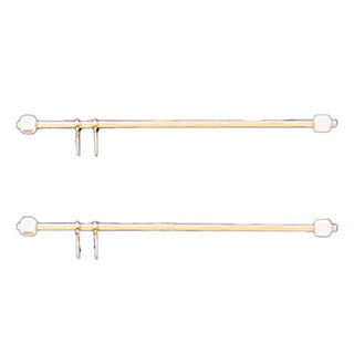 Aztec Imports Melody Jane Dollhouse 2 Curtain Rods Rails 24cm 9.5