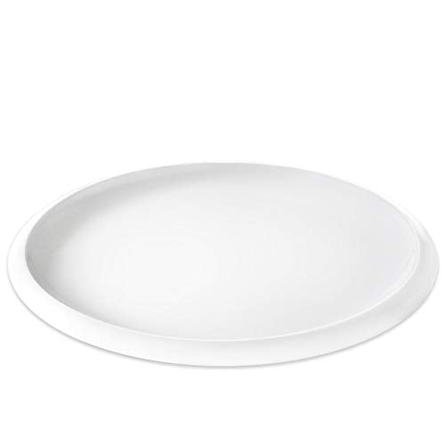 Wilmax White Porcelain Set Of Dessert Plates (9.5" / Set Of 3) | Dishwasher Safe, Easy To Clean | Fine, English Porcelain