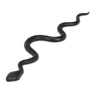 Abbott Collection 27-IRONAGE-389 Squirming Snake-Blk-14.5" L, 14.5 inches L, Black