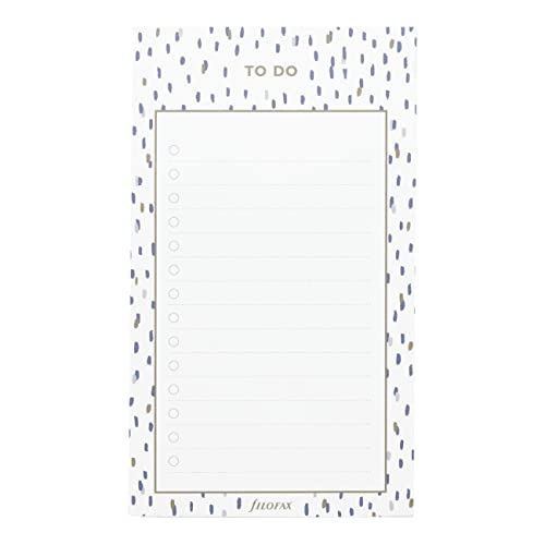 Rediform Blueline Filofax Accessory, Indigo Collection, Personal Size, Notepad - To Do, 60 Tear-Off Sheets (B132844)