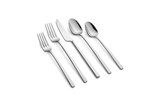 Cambridge 306320Ckg12Ds Mazzy Gold with White-Handle 20-Piece Flatware Set