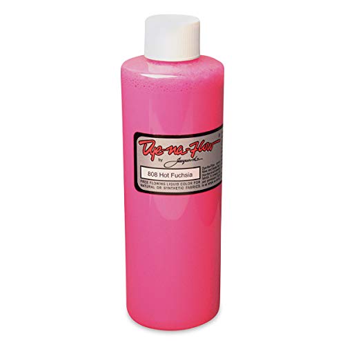 Jacquard Dye-Na-Flow Fabric Color - Hot Fuchsia, 8 oz Bottle