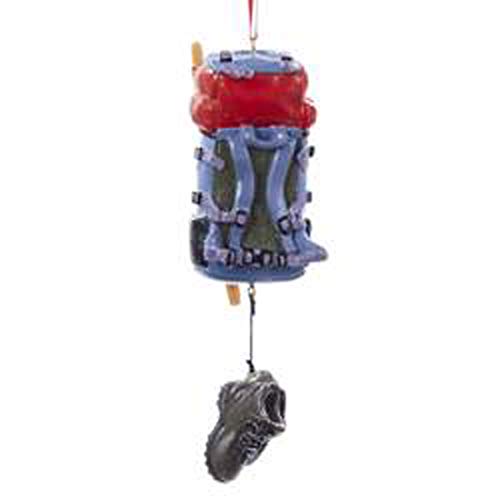 Kurt Adler 5" Full Round Resin Hiking Ornament