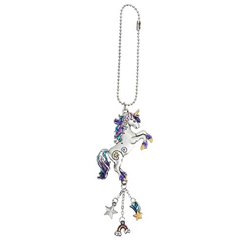 Ganz Multicolored Car Charm Unicorn