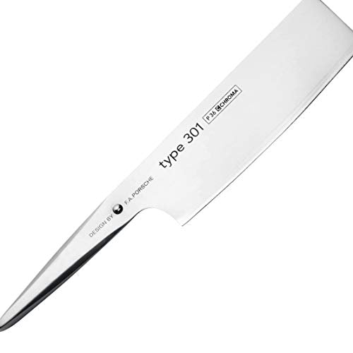 Chroma F.A. Porsche Type 301 Professional Vegetable Knife Tokyo Style 170mm P36, one size, Silver