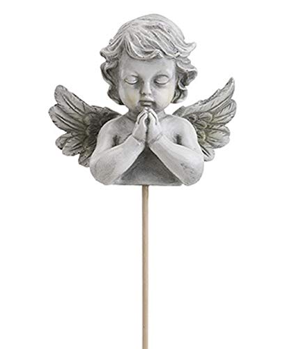 Napco 12378 Praying Cherub Pick, 8.25-inch Height, Resin