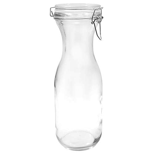 TableCraft 33.875 oz Resealable Glass Water Carafe
