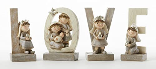 Delton Love Nativity, 7.9-inch Height, Resin
