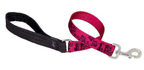 Lupine Pet Originals 1" Plum Blossom 2-Foot Traffic Lead/Leash for Medium and Larger Dogs