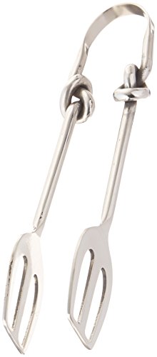 Abbott Collection Stainless Steel Knot Handle Ice Tongs