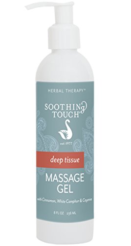 Soothing Touch Deep Tissue Massage Gel, Cayenne/Cinnamon/White Camphor, 8 Ounce