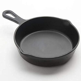 American Metalcraft American Metalcrat MFP41 Melamine Cast Iron Frying Pan, Black, 7-Ounces