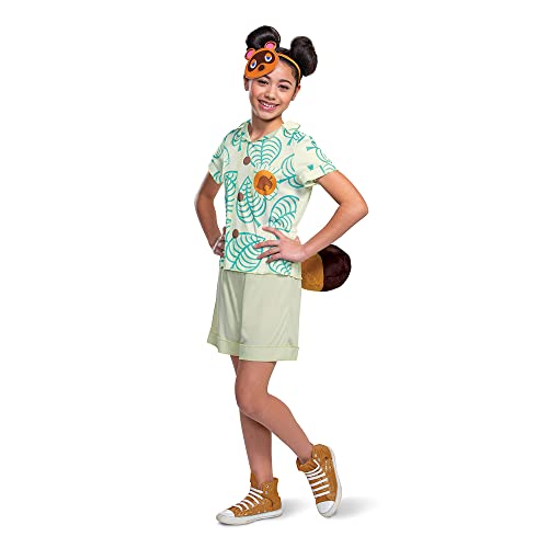 Disguise Tom Nook Animal Crossing Costume, Official Kids Tom Nook Costume Outfit and Headband, Classic Child Size Large (10-12)
