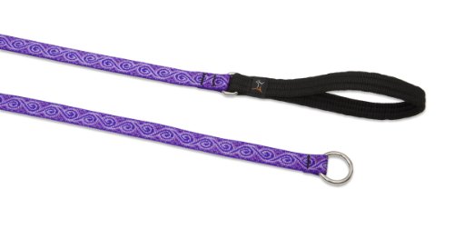 Lupine Pet Originals 1" Jelly Roll 6-Foot Slip Lead/Leash for Medium and Larger Dogs