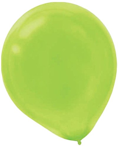 Amscan Kiwi Lime Green Latex Balloons - 12in. - 15/Pack