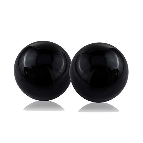 Modern Day Accents Bola Negra Black Sphere/3" D - Set of 2