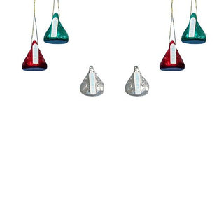 Hershey Kurt Adler Plastic Hershey's Mini Kisses Ornament, Set of 6