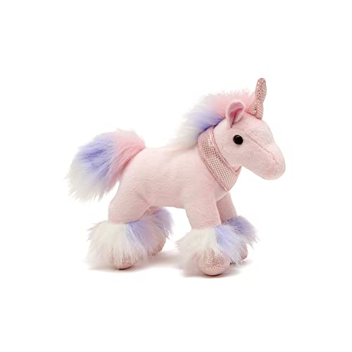 Unipak 2833RPK Gibbles Rainbow Unicorn Plush, 7-inch Height, Pink