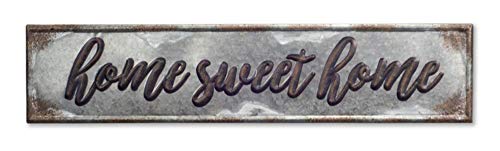 Melrose 70155 Home Sweet Home Plaque, Metal, 36-inch Length
