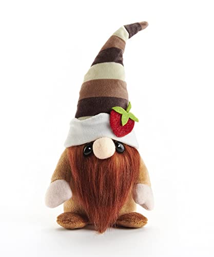 Giftcraft 473928 Chocolate Gnome, 9 inch, Polyester, Cocoa