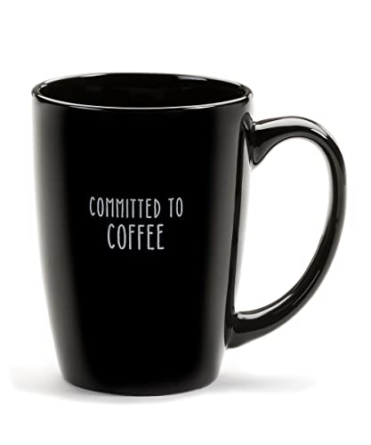 Giftcraft 094786 Mug with Sentiment, 4.7-inch Depth, Black, Ceramic