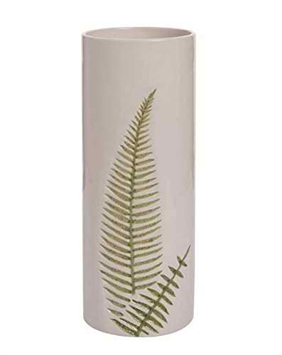 Transpac Ceramic Double Leaf Vase, Large